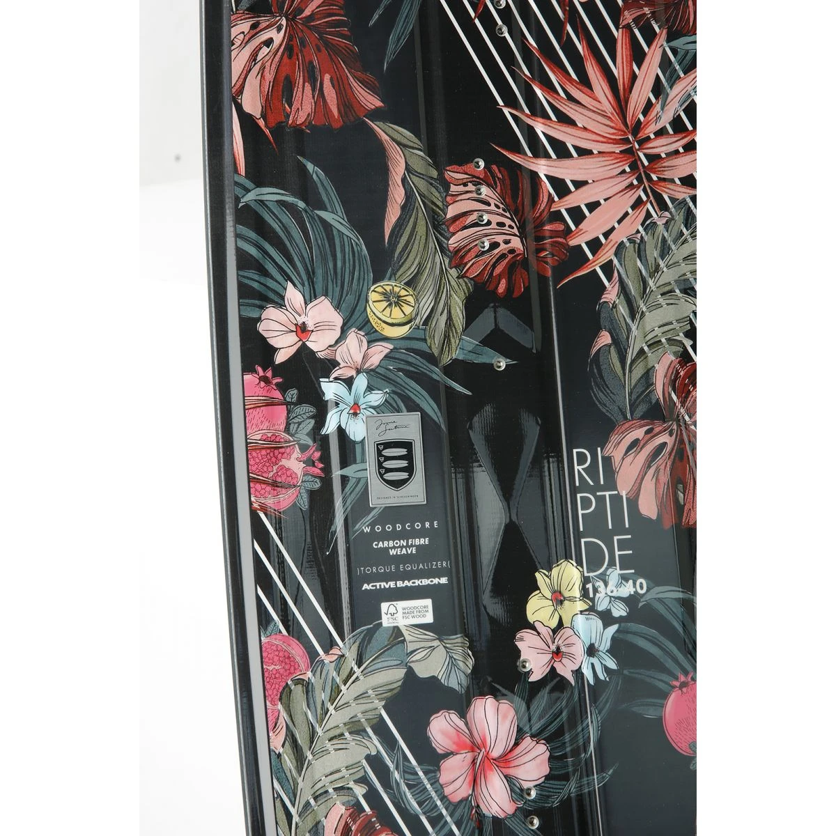 Brunotti Riptide Blossom Twintip Kiteboard M G10 Finner - Dame 5 Brunotti Riptide Blossom Twintip Kiteboard M G10 Finner - Dame - Billede 3