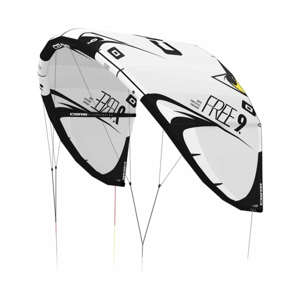 Core Kites Core Free+ Freeride - 7kvm - KUN 1 Stk. 3 Core Kites Core Free+ Freeride - 7kvm - KUN 1 Stk.