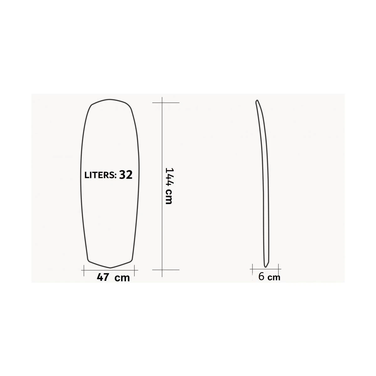 Sabfoil Carbon Rail Kite Youth Foil Class IKA Foilboard 6 Sabfoil Carbon Rail Kite Youth Foil Class IKA Foilboard - Billede 4