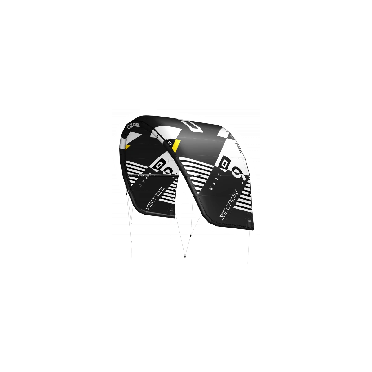 Core Kites Core Section3 Wave Kite - 9kvm - KUN 1 Stk. 3 Core Kites Core Section3 Wave Kite - 9kvm - KUN 1 Stk.
