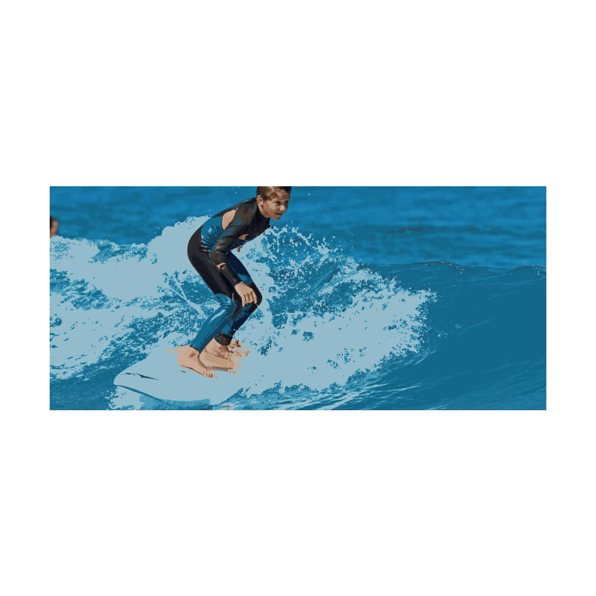 Bic Sport BIC Paint Shortboard 6'0 Softboard Surfboard 6 Bic Sport BIC Paint Shortboard 6'0 Softboard Surfboard - Billede 4